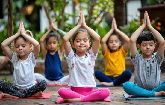 Kid's yoga on saturday