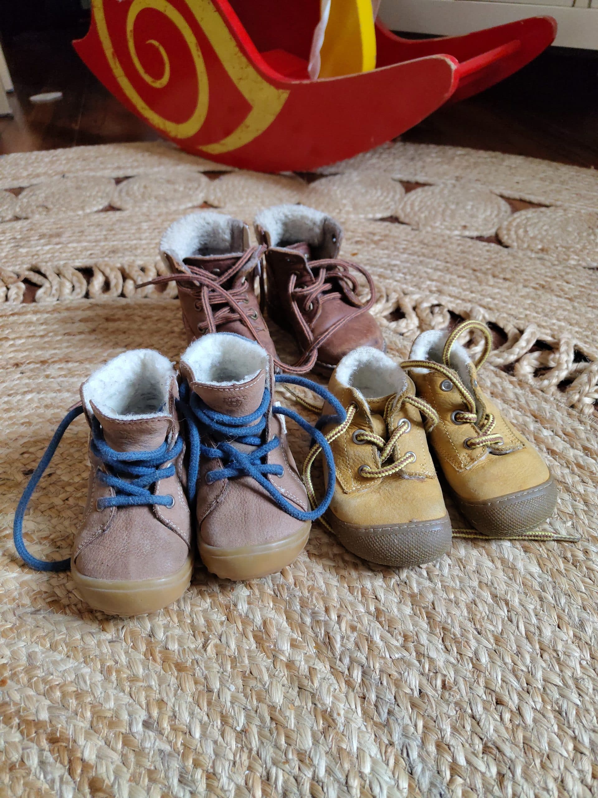 3er Set grfütterte Winterschuhe
