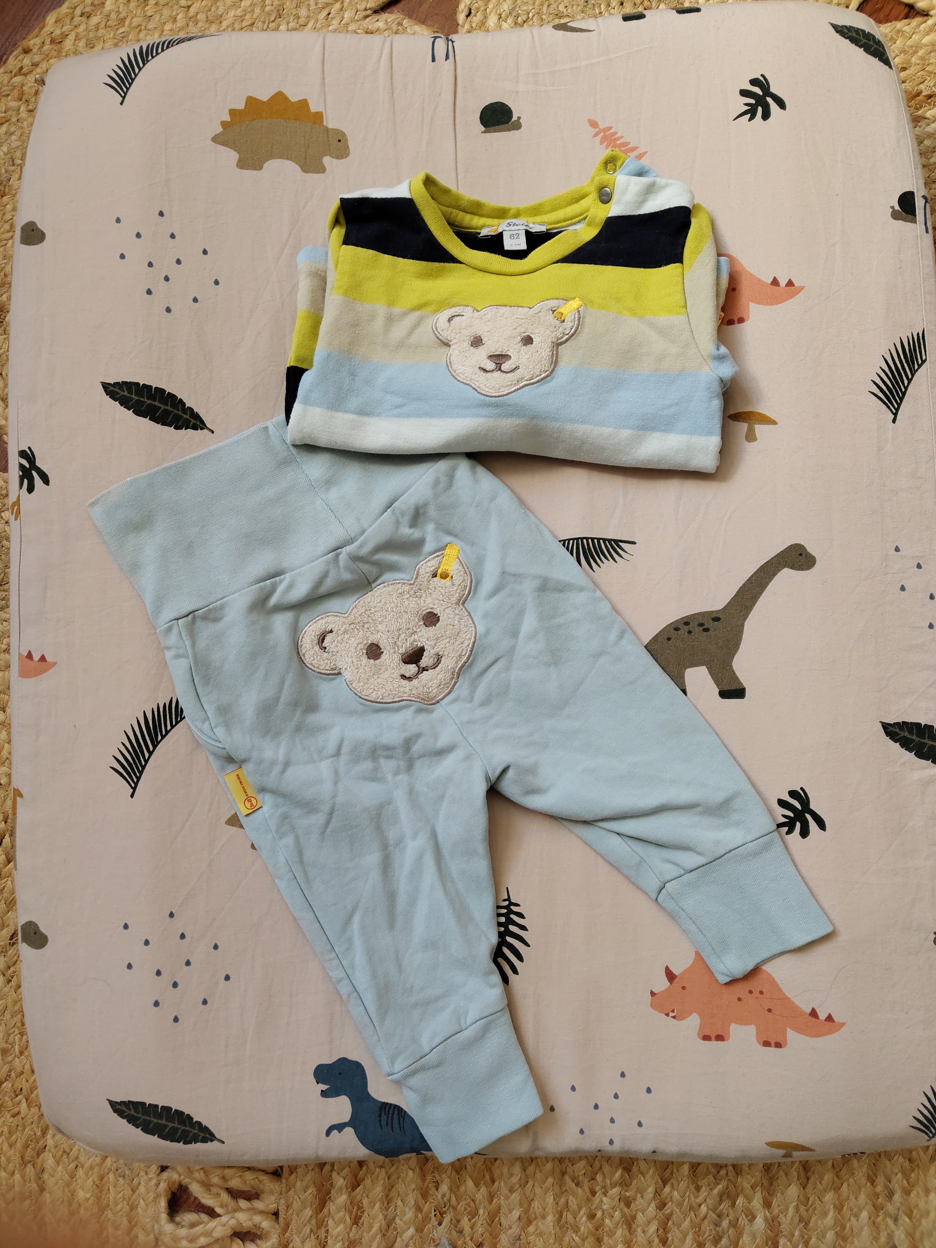 2er Set Steiff Baumwolle Gr. 62