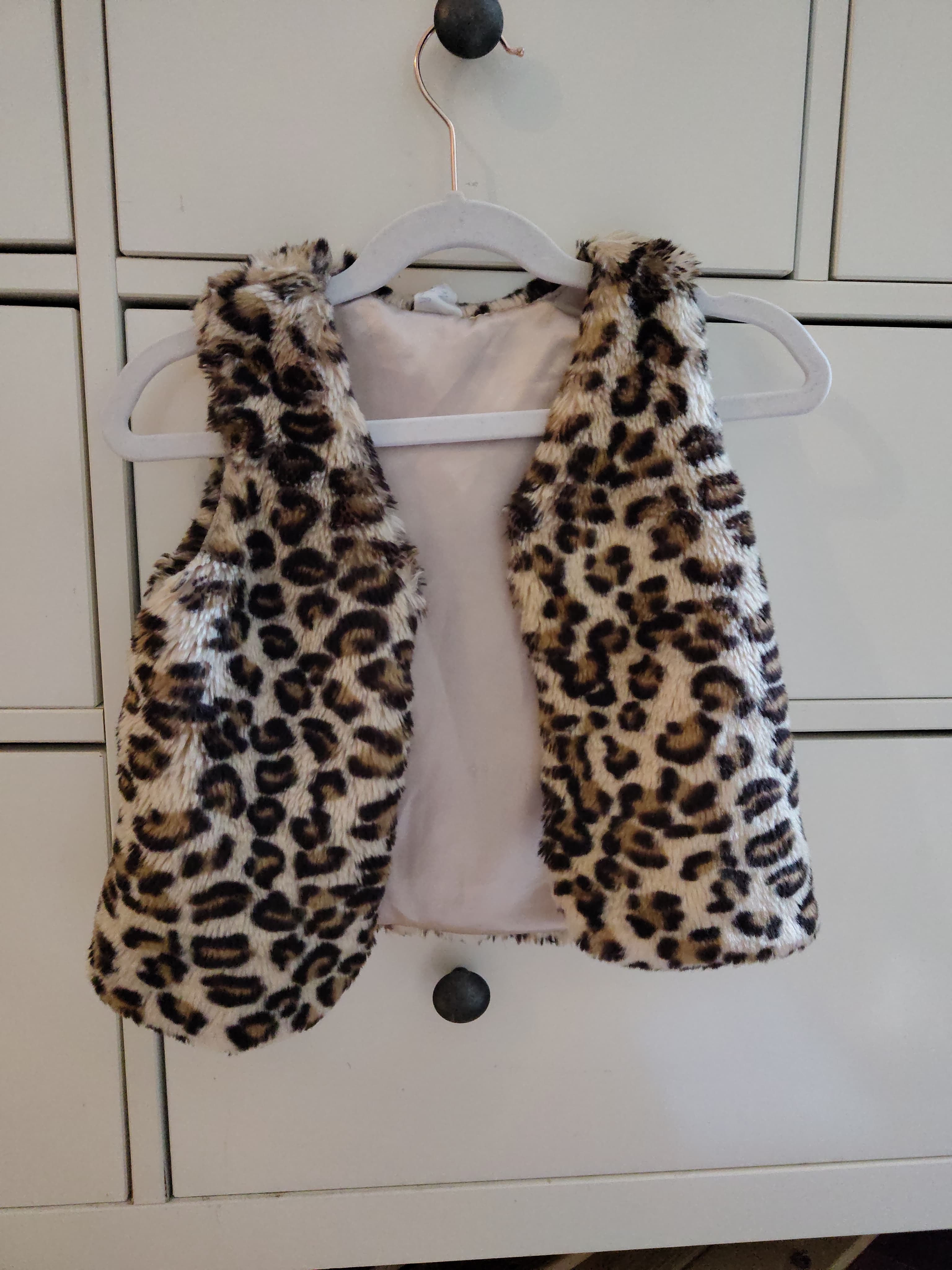 Flauschige Leo Weste