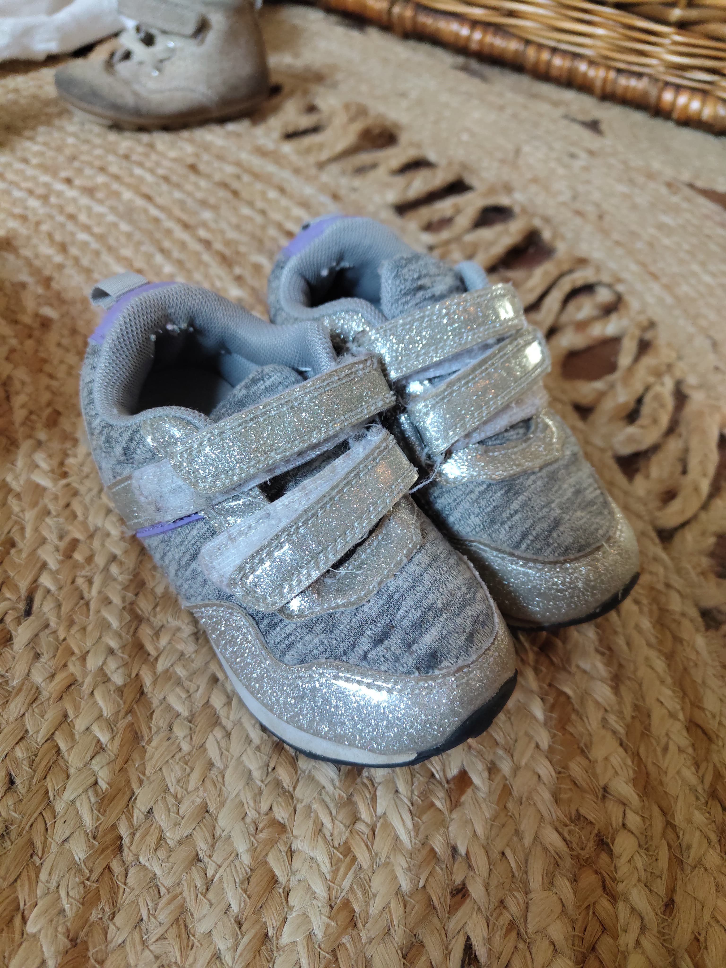 Glitzer Sneakers Gr. 23