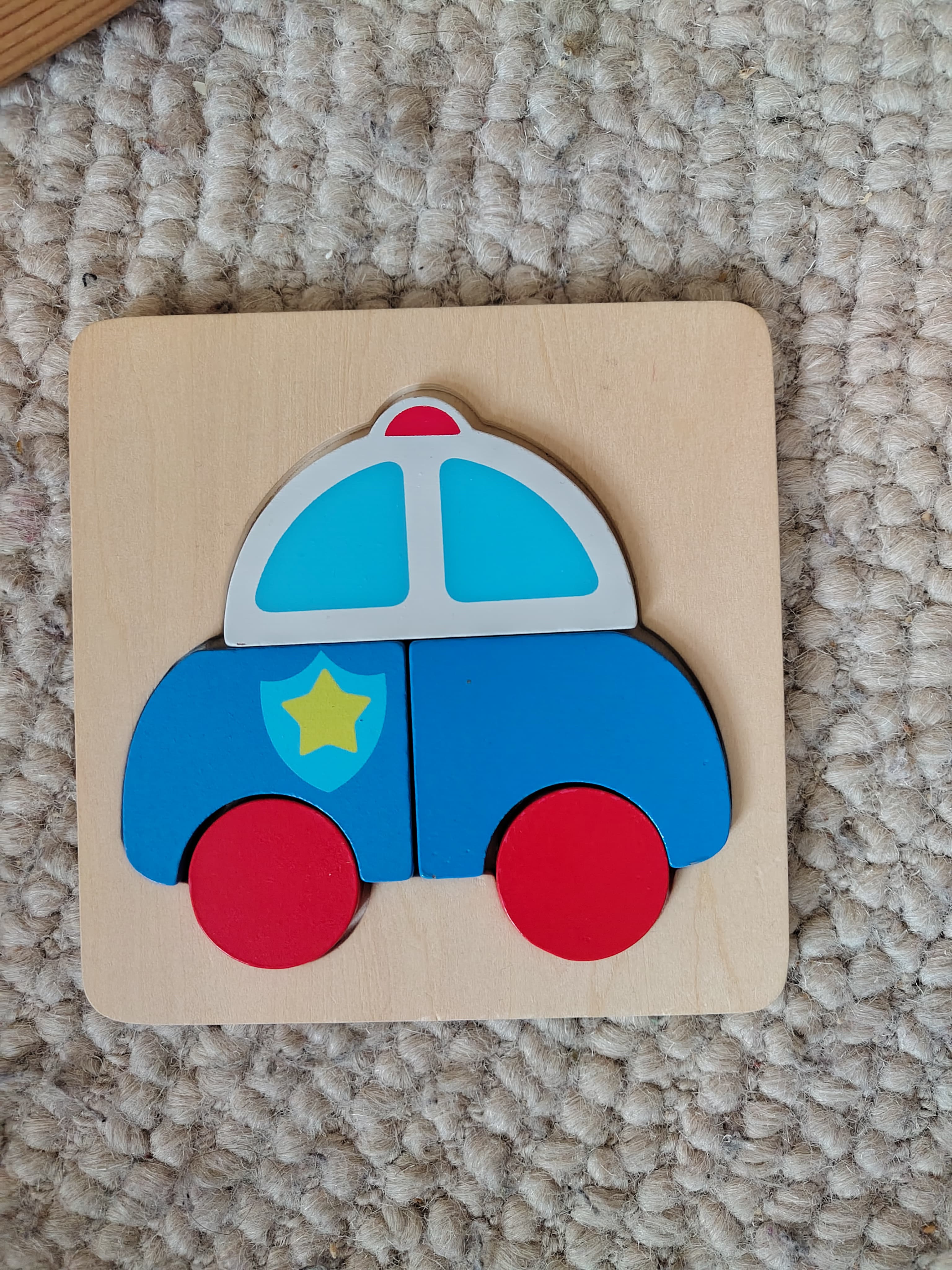 Holzspiel Polizei Puzzle